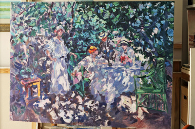 Константин Коровин "В саду. Гурзуф"