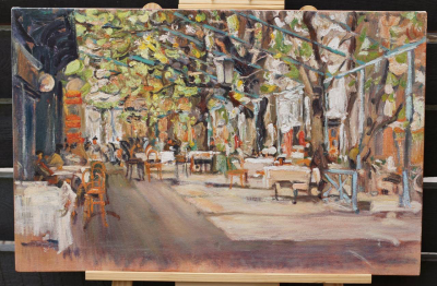 Константин Коровин "Кафе в Ялте"