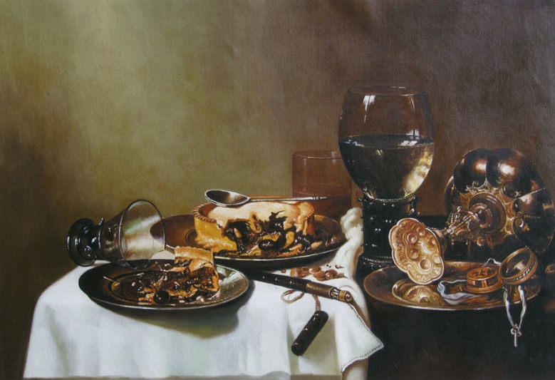 Хеда Виллем Клас «Завтрак с черничным пирогом»
