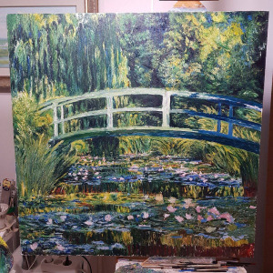Клод Моне "Японский мостик"