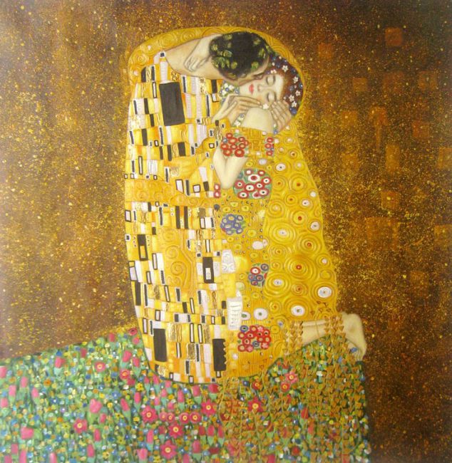 Густав Климт «Поцелуй»