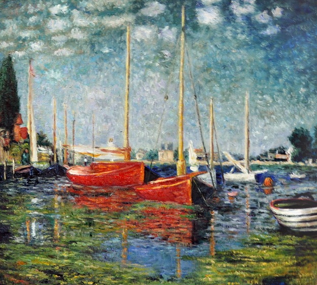 Оскар Клод Моне  «Красные лодки. Аржанталь»