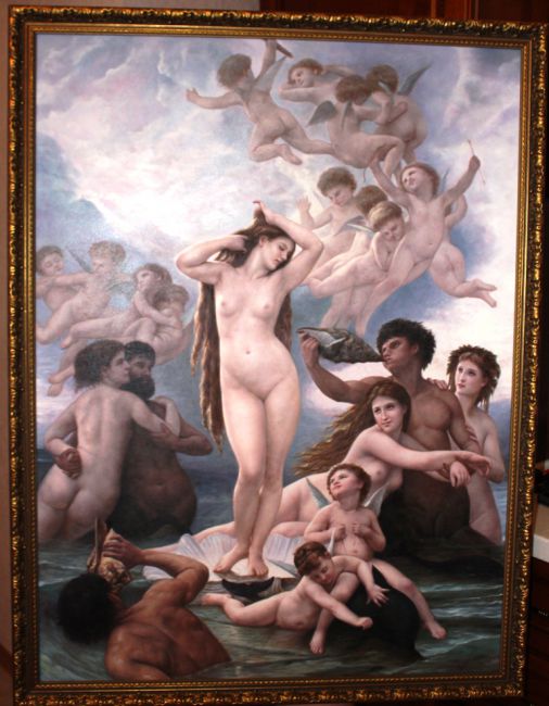 Продажа картины Адольфа Вильяма Бугро "Рождение Венеры"